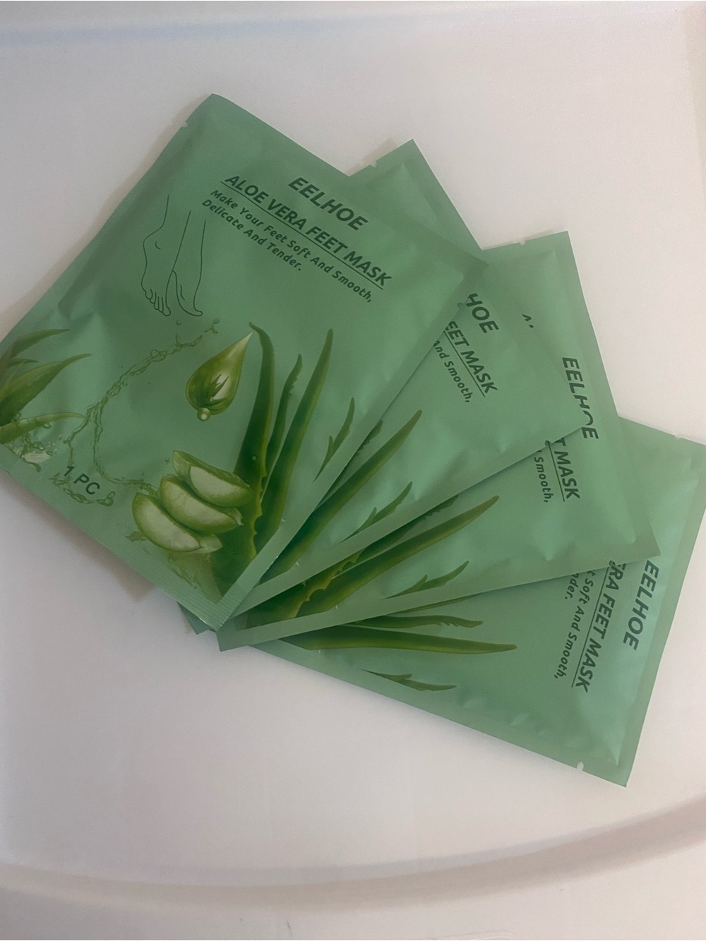 2 pack of Aloe Vera Foot Masks